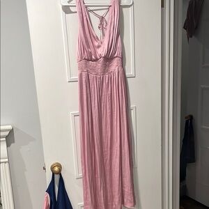 Old Navy Pink midi Sleeveless Gown